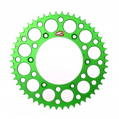 Renthal, Bakdrev, 520, 50, GRÖN, Kawasaki 07-12 KLX450, 19-26 KX450, 06-18 KX450F, 24-26 KX450X, 87-08 KX250, 19-26 KX250, 04-18