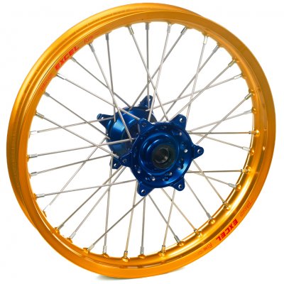 Haan Wheels, Komplett Hjul, 4,25, 18", BAK, BLÅ GULD, Yamaha 19-24 TÉNÉRÉ 700