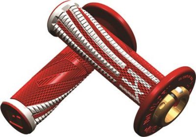 Gummihandtag ODI Emig2 Pro V2 Grip 2 & 4 Stroke Red/White