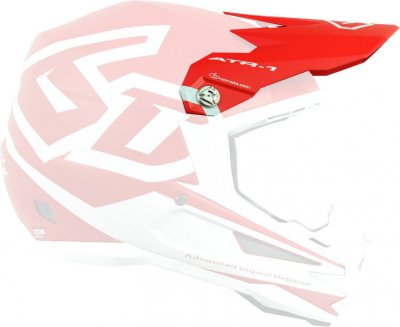 Hjälmskärm 6D ATR-1 Visor Macro Red