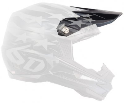 Hjälmskärm 6D ATR-1 Visor Patriot Matte Black