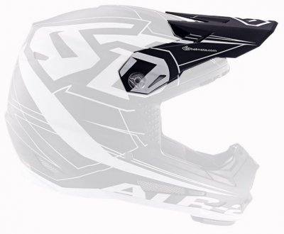 Hjälmskärm 6D ATR-2 Visor Aero Black/White