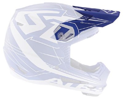 Hjälmskärm 6D ATR-2 Visor Aero Graphic Matte Blue