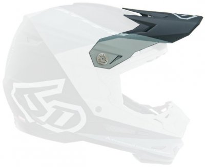 Hjälmskärm 6D ATR-2 Visor Quadrant, Charcoal/Grey/Black