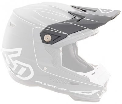 Hjälmskärm 6D ATR-2 Visor Recon, Grey/White