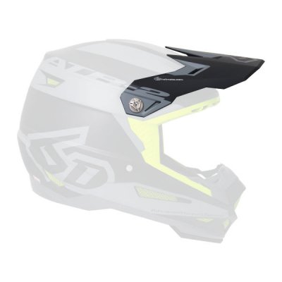 Hjälmskärm 6D ATR-2 Visor Sector Grey Black