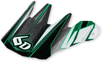 Hjälmskärm 6D Rush Visor Green/Black