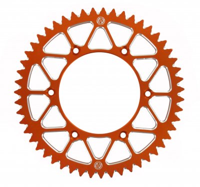 Holeshot, Bakdrev Alu, 520, 48, ORANGE, KTM 03-26 450 EXC-F/450 SX-F, 03-17 250 EXC, 18-22 250 EXC TPI/300 EXC TPI, 23-25 250 EX