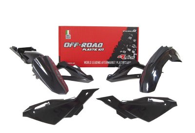 Rtech, Plastkit, SVART, Husqvarna 09-13 CR 125/WR 125