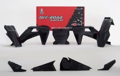 Rtech, Plastkit, SVART, Husqvarna 19-22 FC 450, 19-22 FC 250/TC 250, 19-22 FC 350, 19-22 TC 125, 19 TC 300