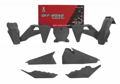 Rtech, Plastkit, GRÅ, Husqvarna 19-22 FC 450, 19-22 FC 250/TC 250, 19-22 FC 350, 19-22 TC 125, 19 TC 300