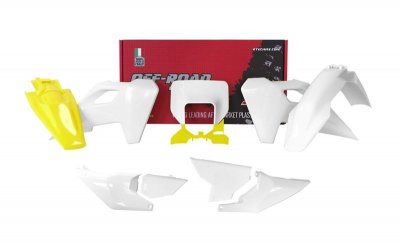 Rtech, Plastkit Komplett, O.E.M, Husqvarna 24 FE 450, 24 FE 250/TE 250, 24 FE 350/FE 501/TE 150/TE 300