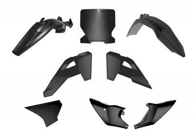 Rtech, Plastkit, SVART, Husqvarna 25-27 TC 85