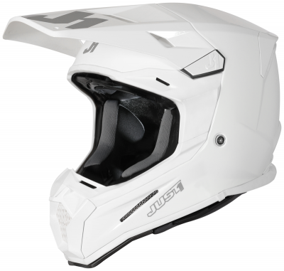 Just1 Hjälm J-22 F Solid Vit Gloss