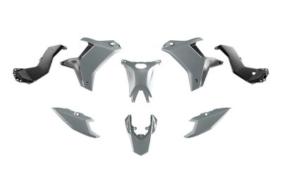 Rtech, Plastkit Revolution, SVART GRÅ, Yamaha 25-26 TÉNÉRÉ 700