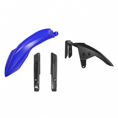 Rtech, Hög Framskärm Kit + Gaffelbensskydd, BLÅ, Yamaha 19-26 TÉNÉRÉ 700
