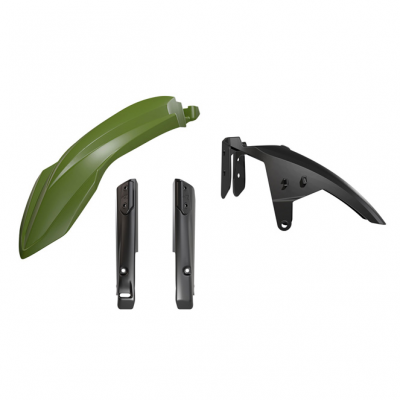 Rtech, Hög Framskärm Kit + Gaffelbensskydd, GRÖN, Yamaha 19-26 TÉNÉRÉ 700