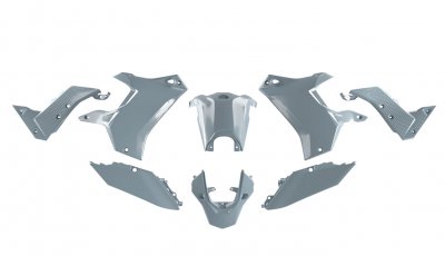 Rtech, Plastkit Revolution, GRÅ, Yamaha 19-24 TÉNÉRÉ 700