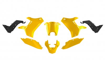Rtech, Plastkit Revolution, SVART GUL, Yamaha 19-24 TÉNÉRÉ 700