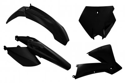 Rtech, Plastkit, SVART, KTM 04-12 85 SX