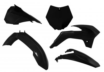 Rtech, Plastkit, SVART, KTM 13-17 85 SX