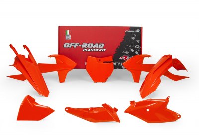 Rtech, Plastkit, NEON ORANGE, KTM 18-24 85 SX, GasGas 21-24 MC 85