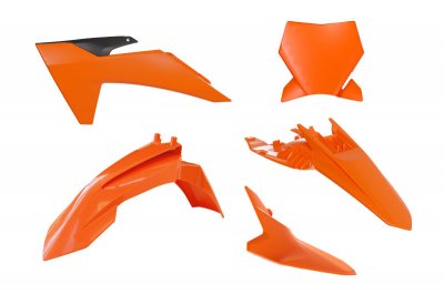 Rtech, Plastkit, ORANGE, KTM 24-27 65 SX