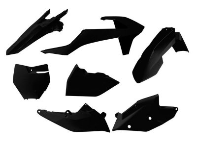 Rtech, Plastkit, SVART, KTM 16-18 450 SX-F, 17-18 250 SX, 16-18 250 SX-F, 16-18 350 SX-F, 16-18 125 SX/150 SX