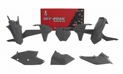 Rtech, Plastkit, GRÅ, KTM 16-18 450 SX-F, 16-18 250 SX/250 SX-F, 16-18 350 SX-F, 16-18 125 SX/150 SX