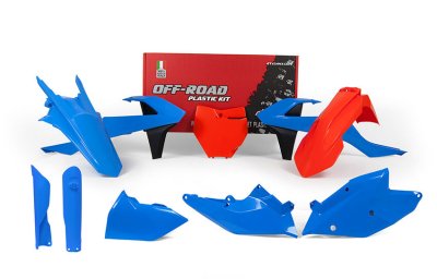 Rtech, Plastkit, ORANGE BLÅ, KTM 16-18 450 SX-F, 17-18 250 SX, 16-18 250 SX-F, 16-18 350 SX-F, 16-18 125 SX/150 SX