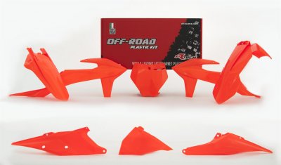 Rtech, Plastkit, NEON ORANGE, KTM 19-22 450 SX-F, 19-22 250 SX/250 SX-F, 19-22 350 SX-F, 19-22 125 SX/150 SX