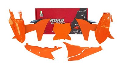 Rtech, Plastkit, ORANGE, KTM 23-24 450 SX-F, 23-24 250 SX/250 SX-F, 23-24 350 SX-F, 23-24 125 SX/300 SX