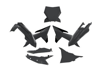 Rtech, Plastkit, SVART, KTM 25-27 450 SX-F, 25-27 250 SX, 25 250 SX-F/300 SX, 25-27 350 SX-F, 25-27 125 SX, 25-26 150 SX, 27 300