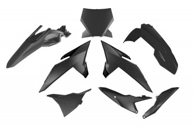 Rtech, Plastkit, SVART, KTM 25-27 85 SX