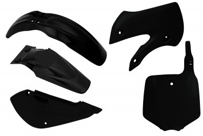 Rtech, Plastkit, SVART, Kawasaki 01-26 KX65