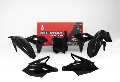 Rtech, Plastkit, SVART, Kawasaki 19-20 KX250, 17-18 KX250F