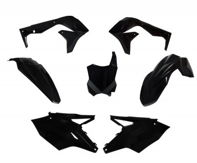 Rtech, Plastkit, SVART, Kawasaki 16-18 KX450F