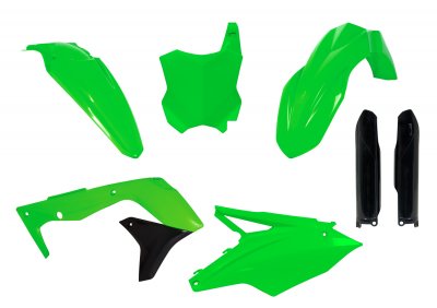 Rtech, Plastkit, NEON GRÖN, Kawasaki 16-18 KX450F