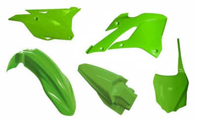 Rtech, Plastkit, O.E.M GRÖN, Kawasaki 22-26 KX85