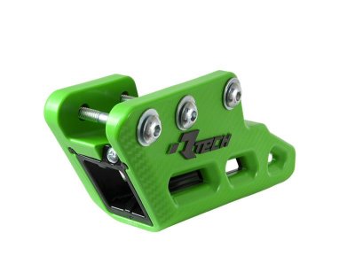 Rtech, Kedjestyrare Monoblock R2.0 WORX, SVART GRÖN, Kawasaki 12-16 KLX450, 19-26 KX450, 09-18 KX450F, 24-26 KX450X, 19-26 KX250