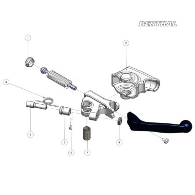 Renthal, Intellilever Span Adj Kit till LV-113