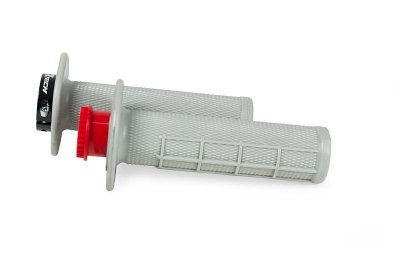 Rtech, R20 LOCK-ON GRIPS HALF WAFFLE, GRÅ