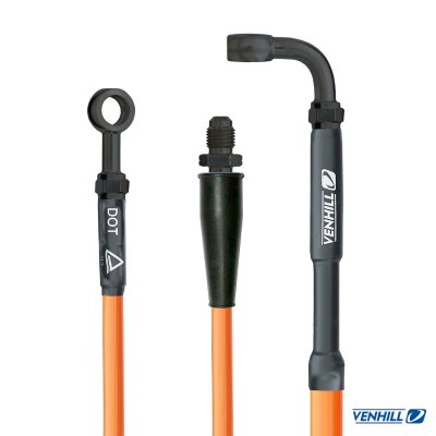 Venhill, Bromsslang, BAK, ORANGE, KTM 04-17 450 EXC-F/300 EXC, 06-10 450 SX-F, 06-17 250 EXC-F, 03-11 250 SX, 06-10 250 SX-F, 12