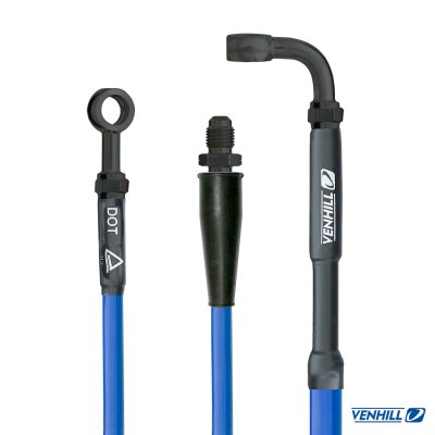 Venhill, Bromsslang, FRAM, BLÅ, Yamaha 03-04 YZ450F, 98-05 YZ250, 01-04 YZ250F, 98-04 YZ125, 98-99 YZ400F, 00-02 YZ426F