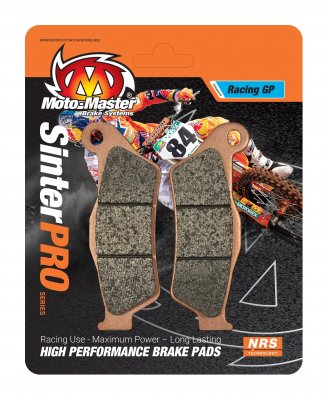 Moto-Master, Bromsbelägg Sinterpro Racing GP, BAK, Honda 02-25 CRF450R, 26 CRF450R, 18-19 CRF450RX, 05-18 CRF450X, 17 CRF-RX 450