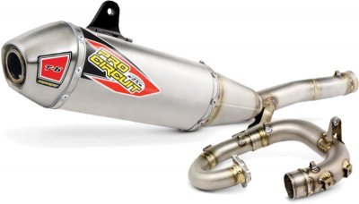 Pro Circuit T-6 STAINLESS SYSTEM W/Ti can+cap YZF 450 2014-2017
