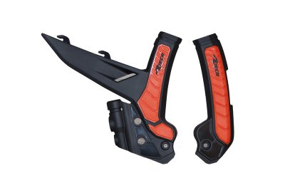 Rtech, Ramskydd, SVART ORANGE, KTM 24-26 450 EXC-F, 23-26 450 SX-F, 24-25 250 EXC/150 EXC, 24 250 EXC-F, 25 250 EXC-F /150 SX, 2