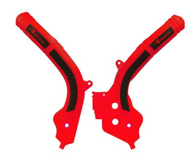 Rtech, Ramskydd, SVART RÖD, GasGas 21-23 MC 450F, 21-23 EC 250/EC 250F/MC 250F, 22-23 MC 250, 21-23 EC 350F, 22-23 MC 350F, 21-2