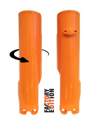 Rtech, Gaffelskydd Factory Full Wrap, ORANGE, KTM 24-25 450 EXC-F, 23-25 450 SX-F, 24-25 250 EXC, 24 250 EXC-F, 25 250 EXC-F /15