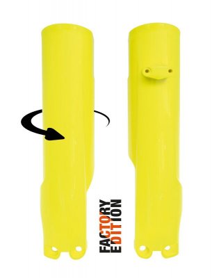 Rtech, Gaffelskydd Factory Full Wrap, GUL, Husqvarna 23-24 FC 450, 26 FC 450, 25 FC 450, 24-25 FE 450, 23-26 FC 250/TC 250, 24-2